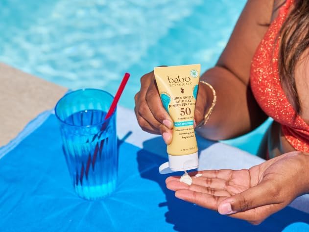 Babo Botanicals Sheer Mineral Sunscreen Lotion SPF 50 For Unisex 3 oz Sunscreen