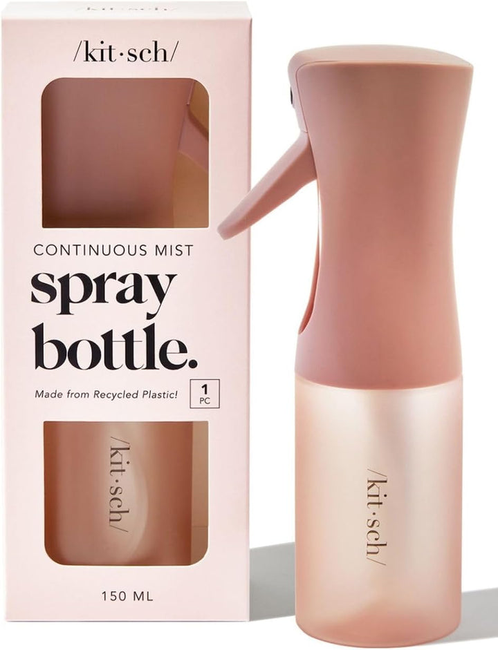 Kitsch Spray Bottle for Hair - Continuous Water Mister with Ultra Fine Mist for Hairstyling, Barbers, Salons, Cleaning, Plants, Versatile Spray Bottles