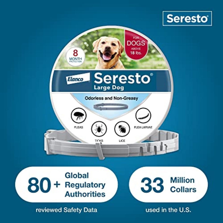 Seresto Large Dog Vet-Recommended Flea & Tick Treatment