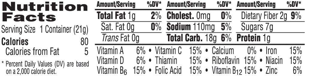 Kellogg's Froot Loops, Breakfast Cereal, Original, .75oz (96 Count)