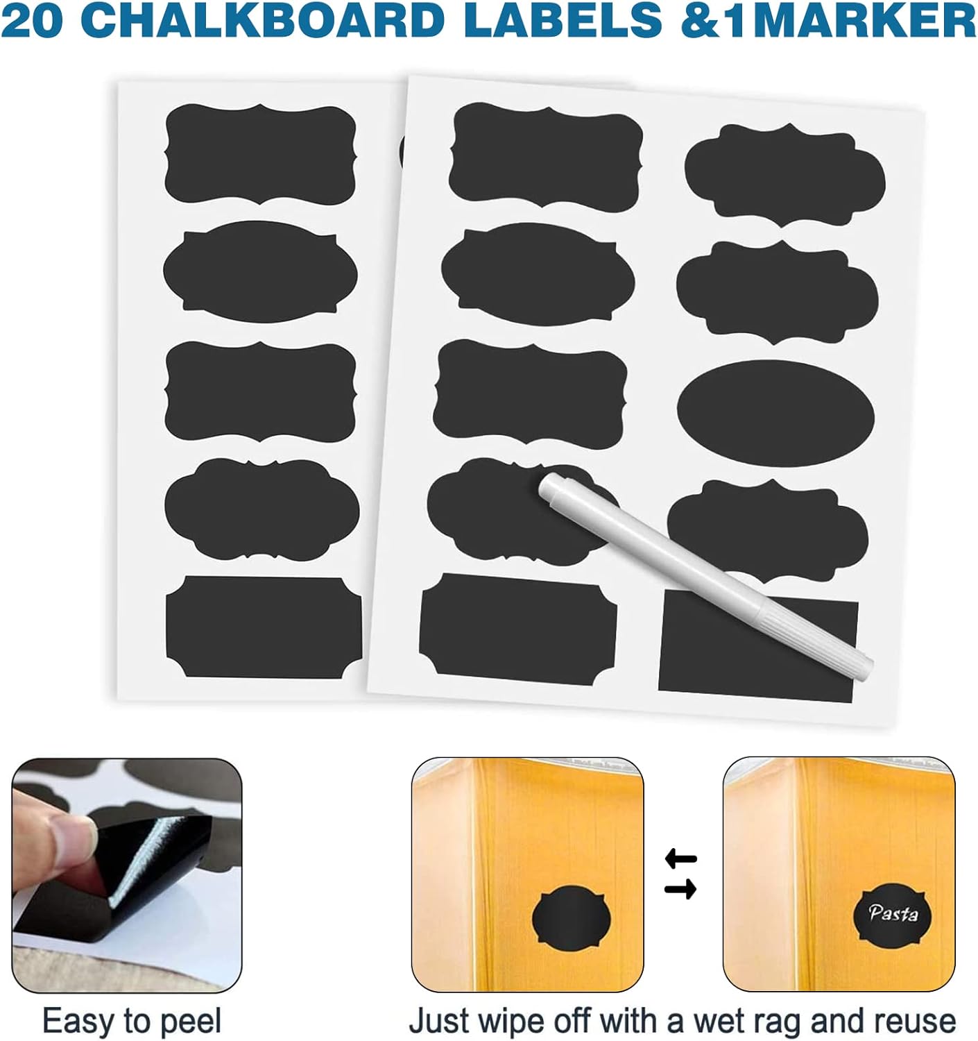 VERONES Large Tall Airtight Food Storage Containers