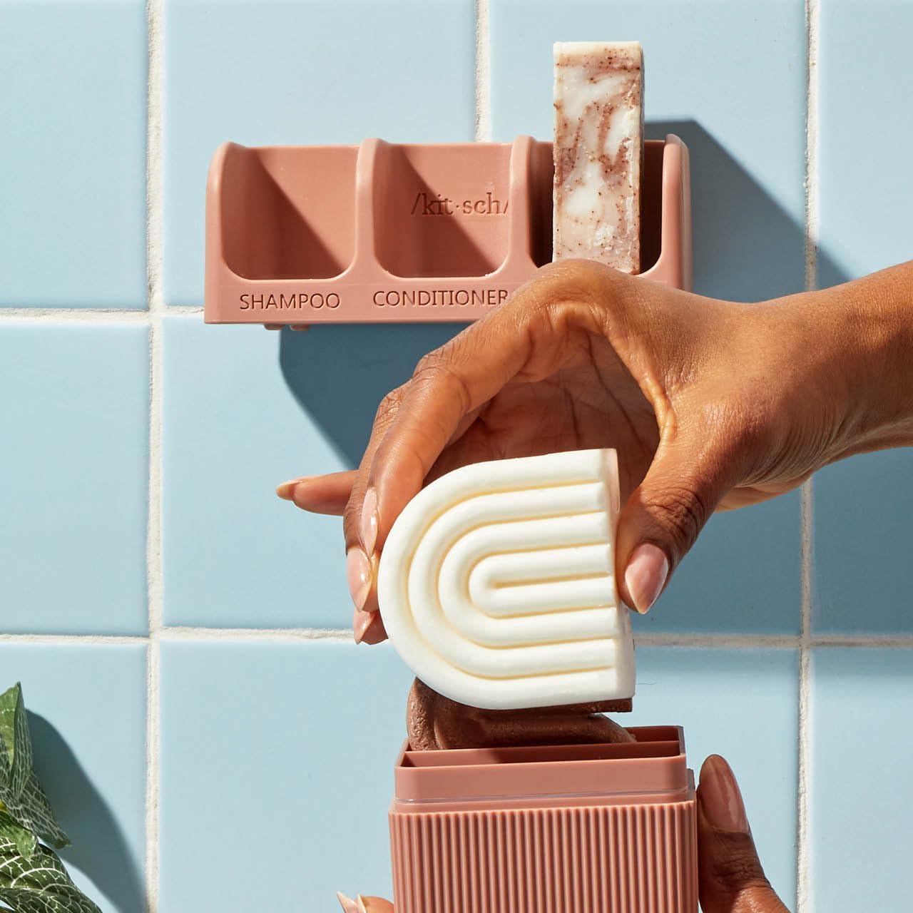 Kitsch Bottle-Free Beauty Travel Case, Terracotta