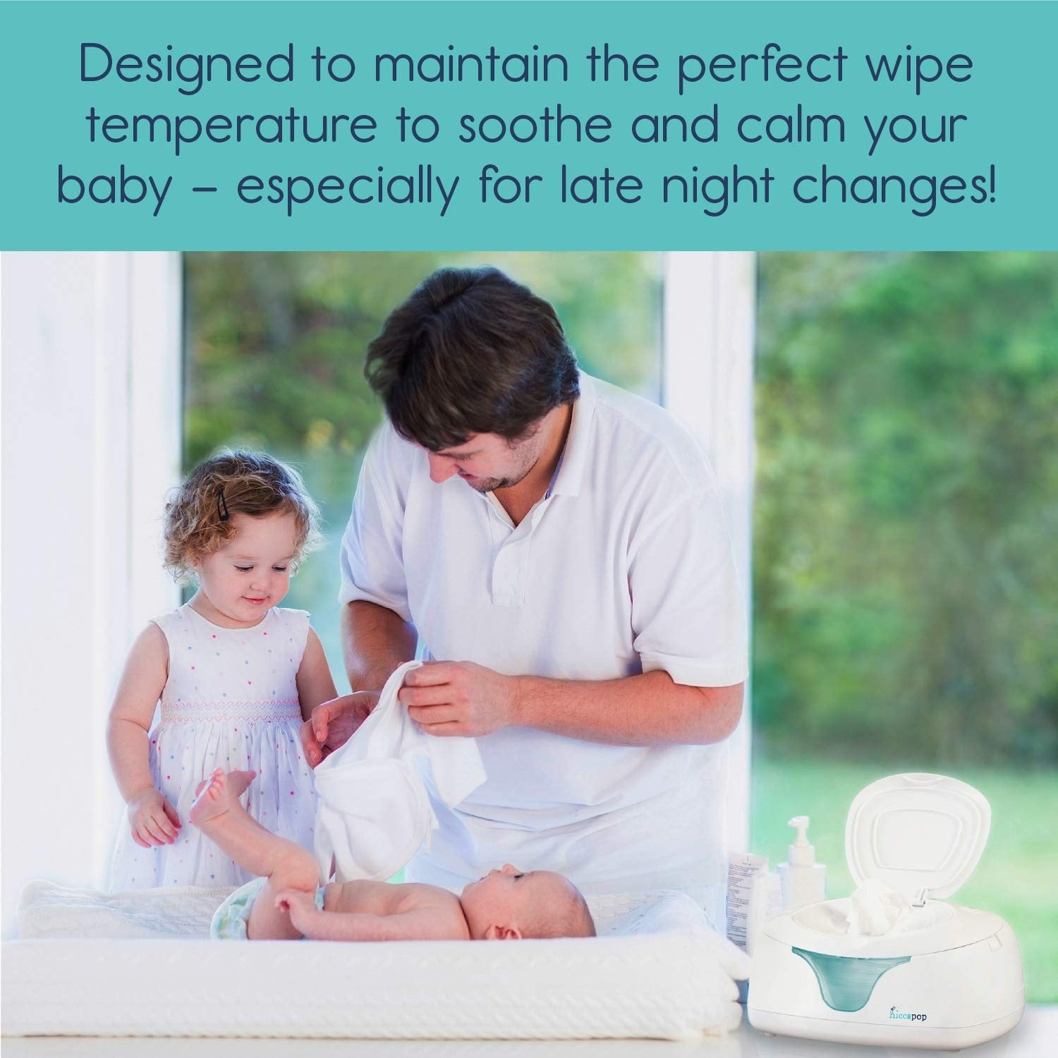 hiccapop Baby Wipe Warmer and Baby Wet Wipes Dispenser
