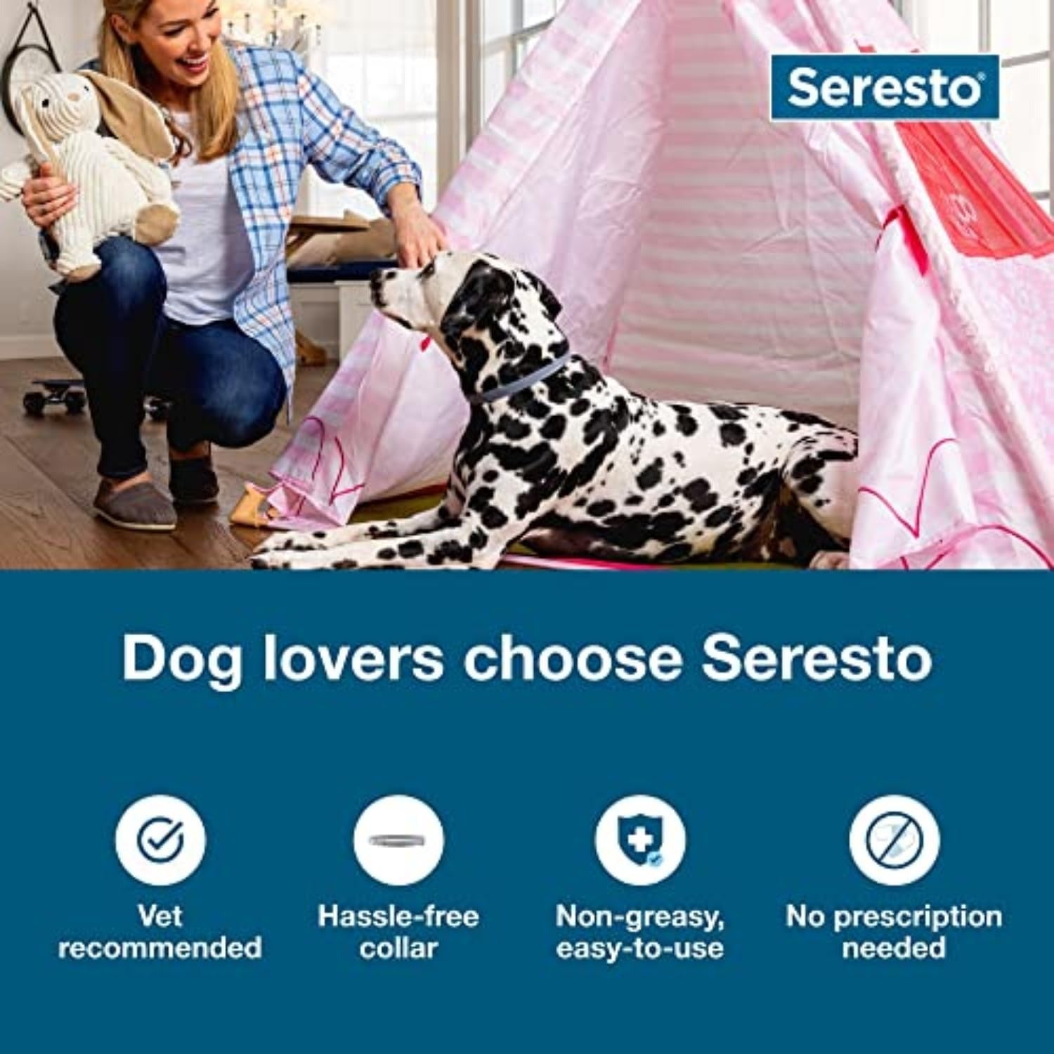 Seresto Large Dog Vet-Recommended Flea & Tick Treatment