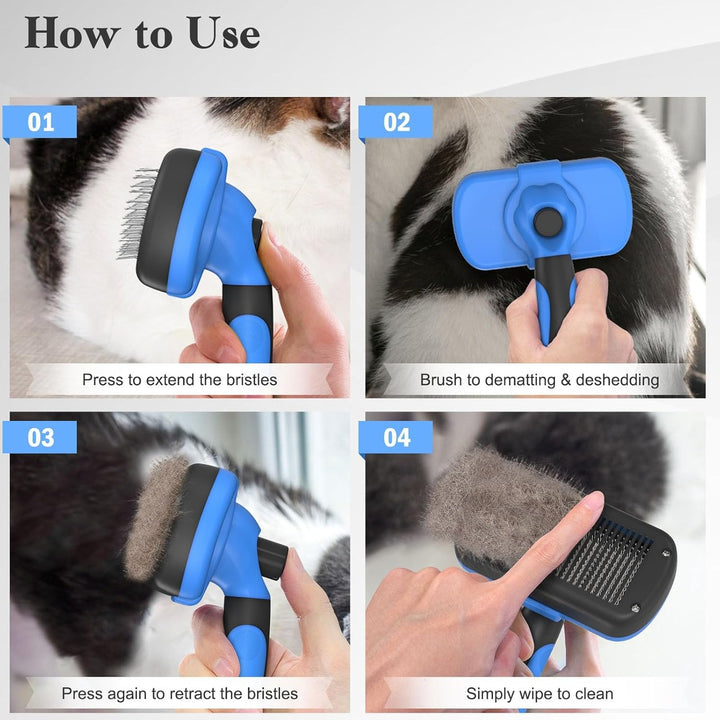 Swihauk Self Cleaning Slicker Brush