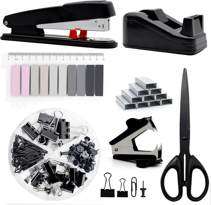 Black Office Supplies,UPIHO Black Desk Accessories