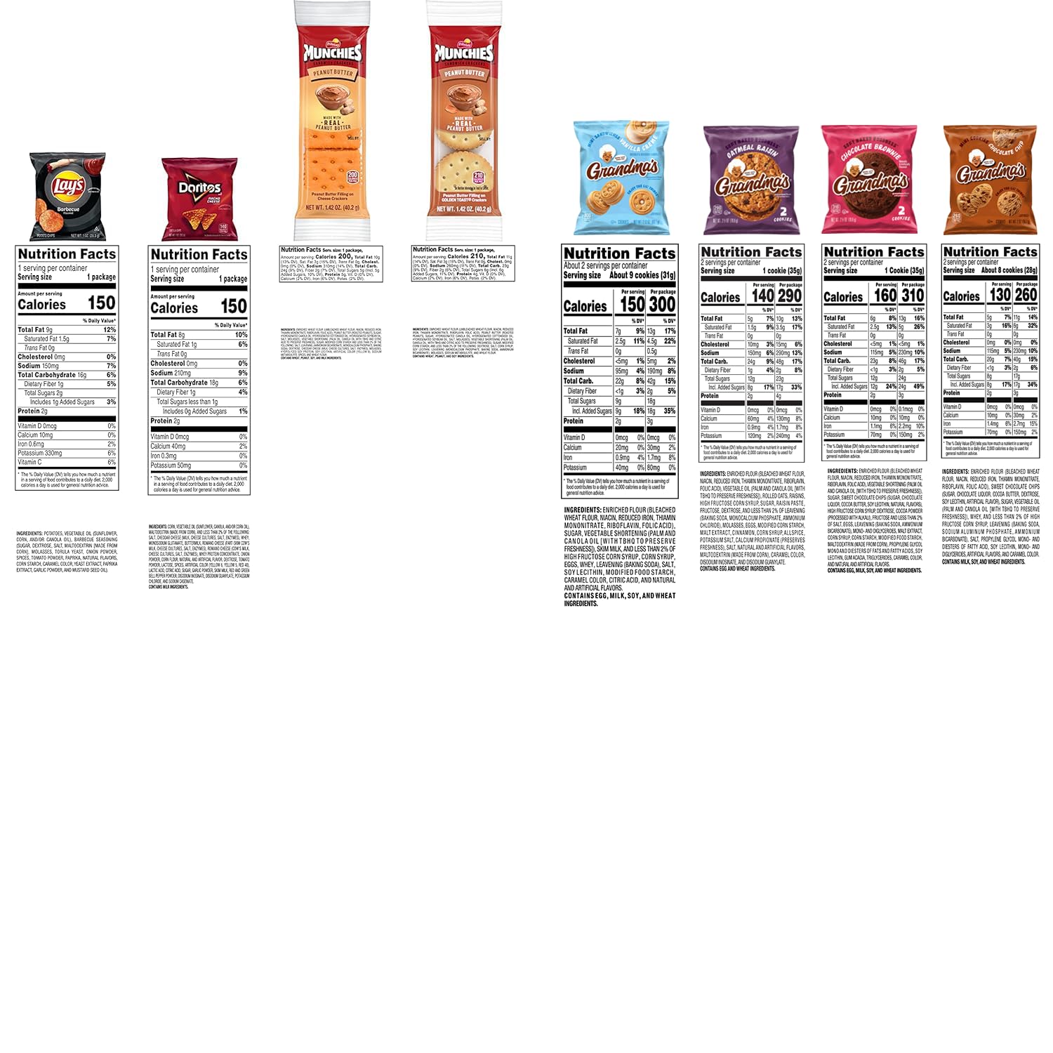 Frito Lay Ultimate Snack Care Package, Variety Assortment of Chips
