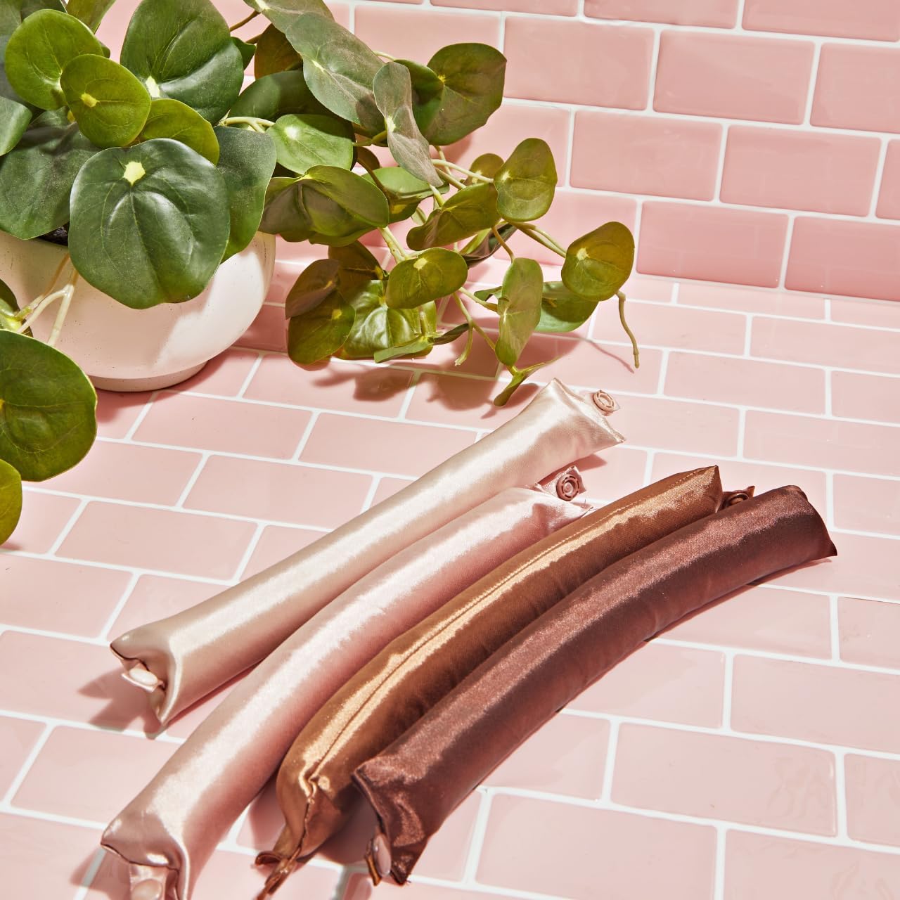 Kitsch Satin Heatless Curling Rod - Jumbo Flexi Rod for Overnight Curls to Sleep In