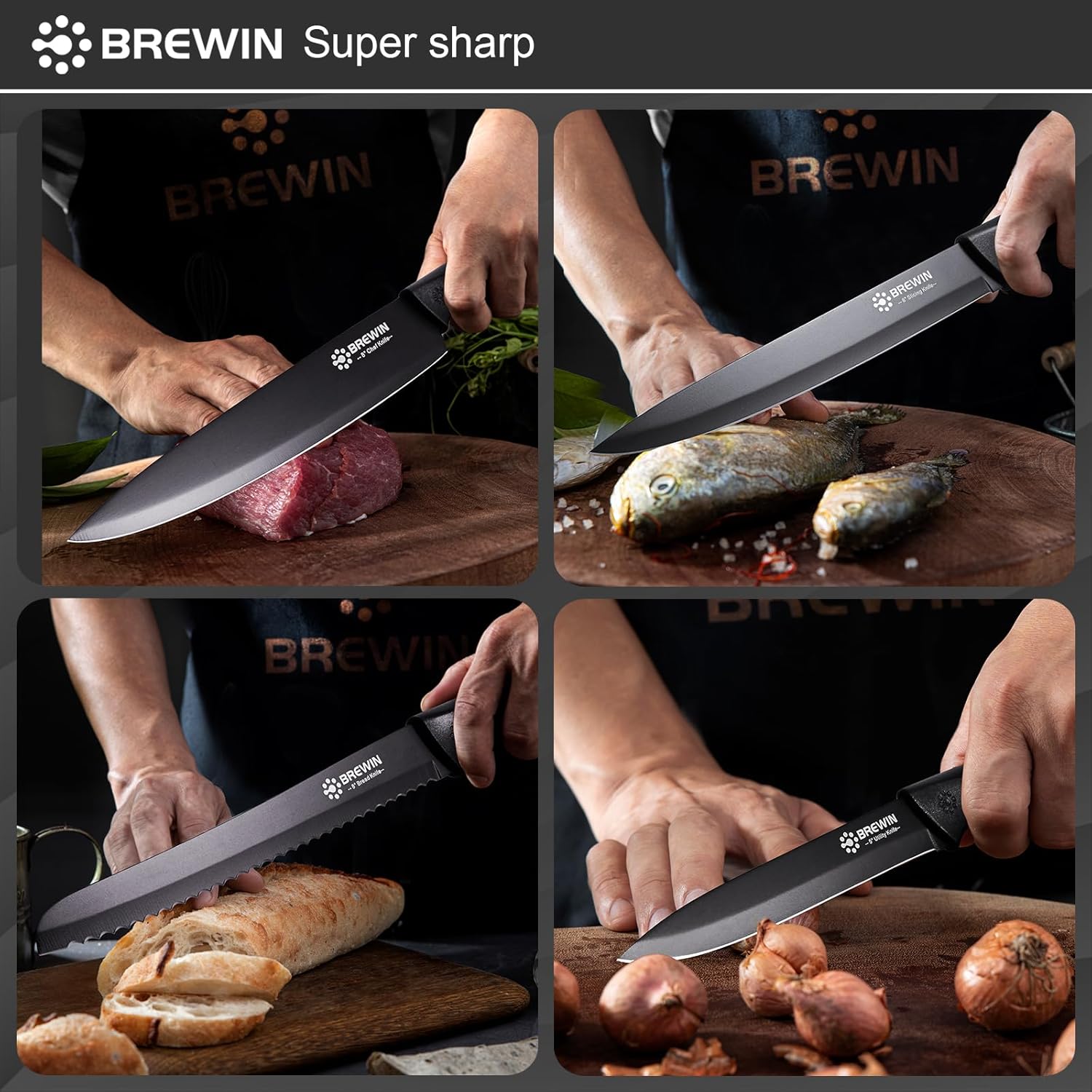 Knife Set, Brewin Kitchen Knife Set, Knives Set