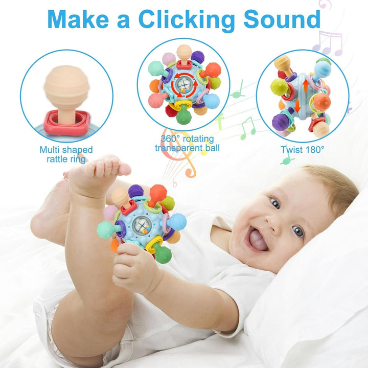 Baby Montessori Sensory Toys for 0-6 6-12 Months