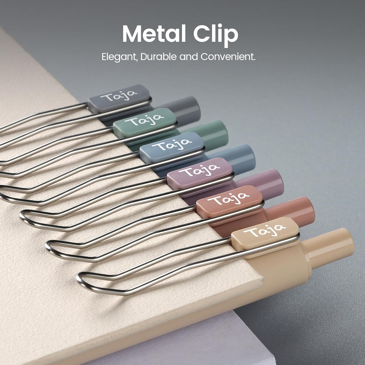 Gel Pens, 6pcs 0.5mm Fine Point Smooth Writing Pens