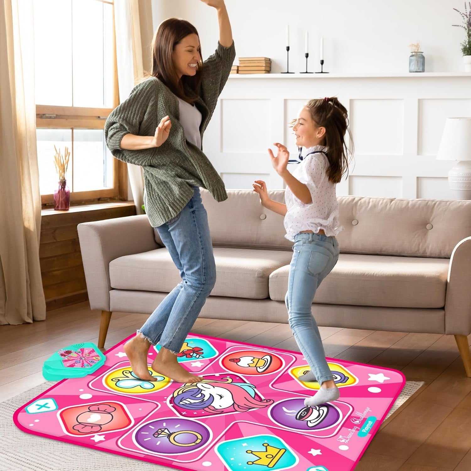 Unicorn Dance Mat, Dance Mixer Rhythm Step Play Mat