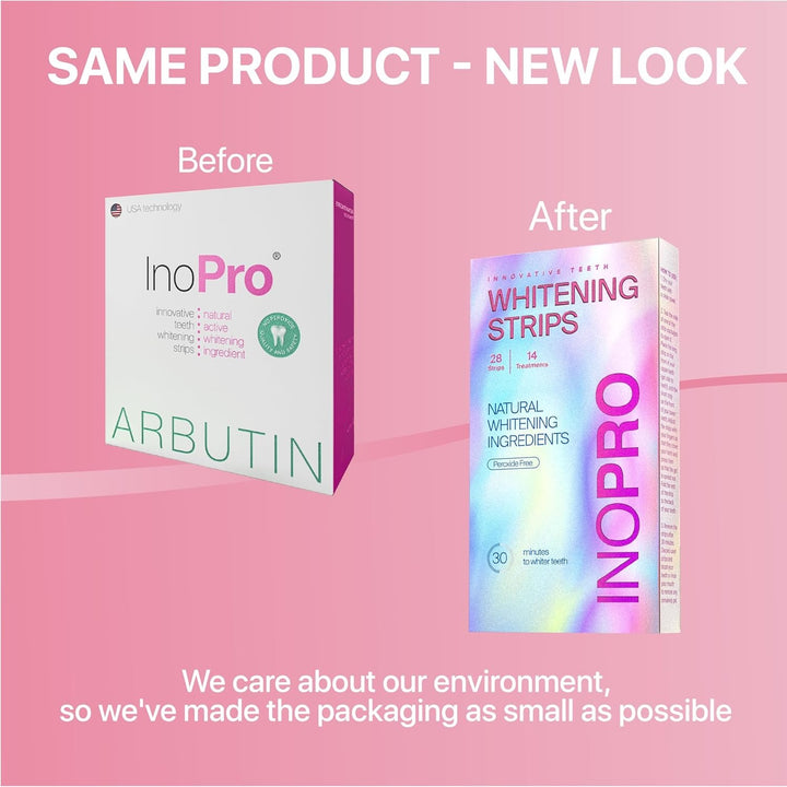 Teeth Whitening Strips 14 Treatments Kit - Teeth Whitener, Peroxide Free