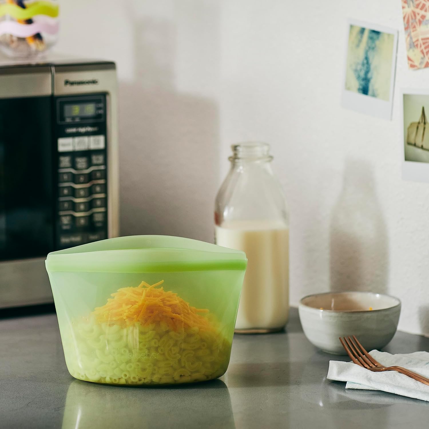 Stasher Premium Silicone Reusable Food Storage Bowl