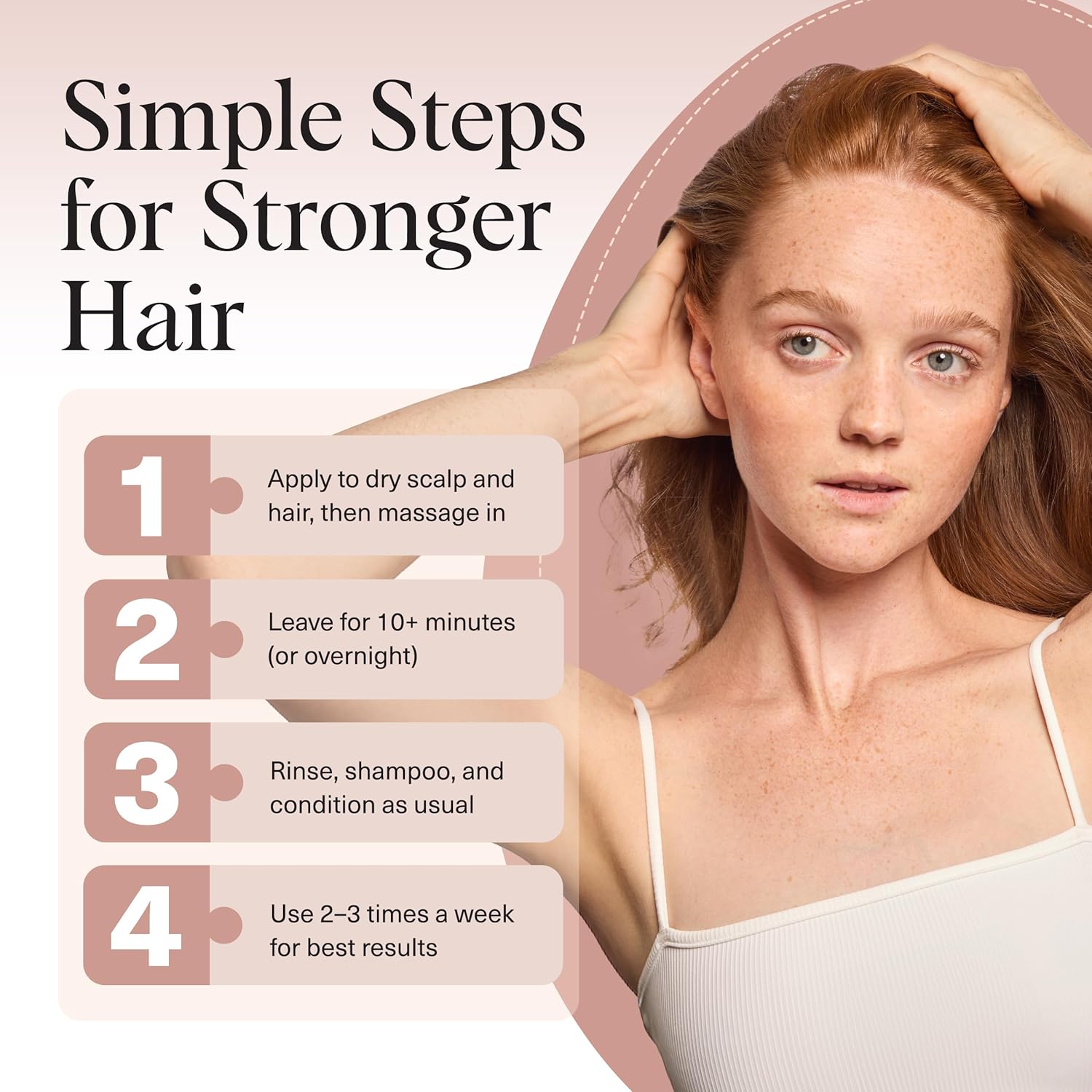 Kitsch Rosemary Oil for Hair & Scalp - Pre Wash Scalp Oil with Biotin for Healthy