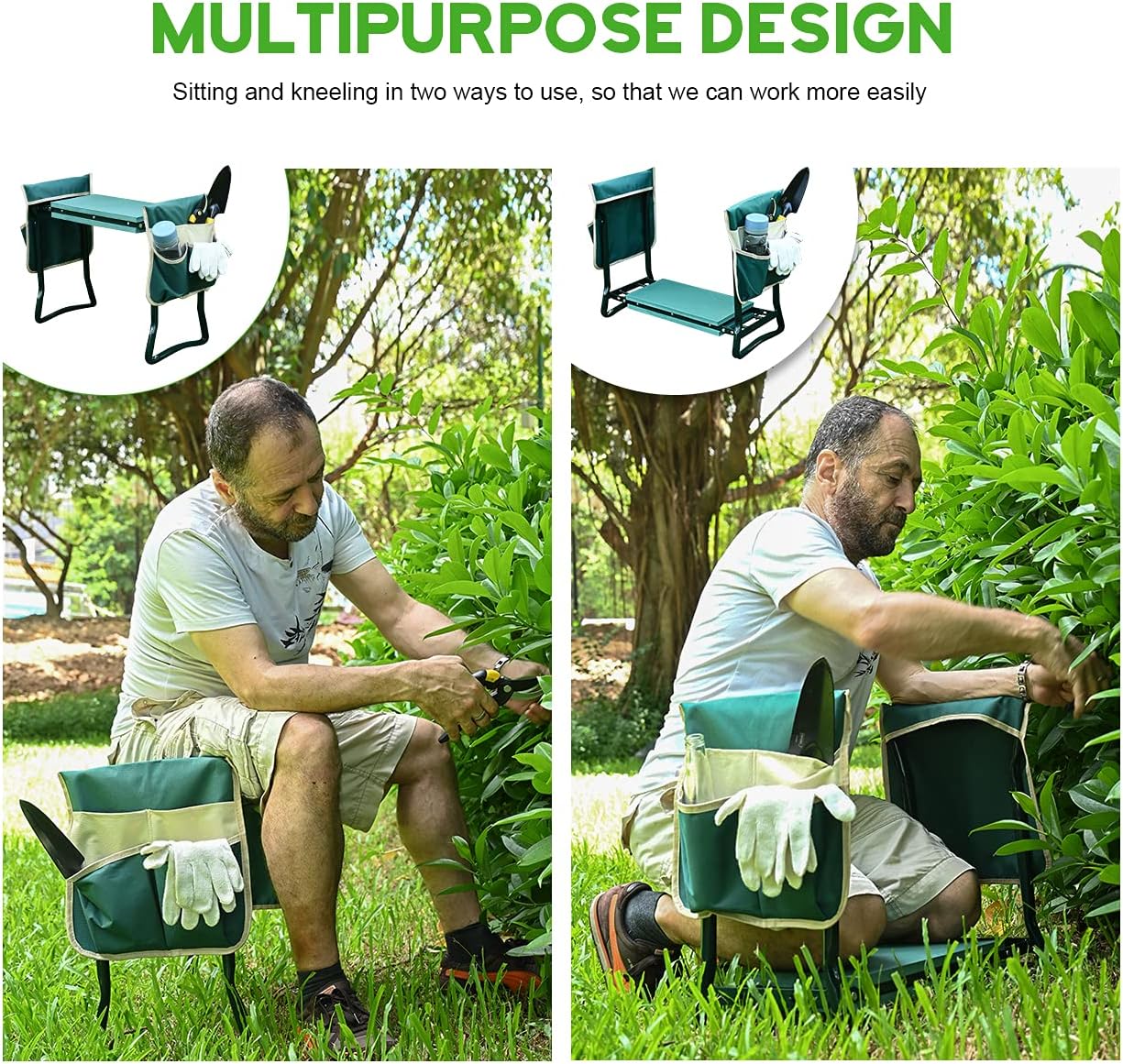 KVR Upgraded Garden Kneeler and Seat