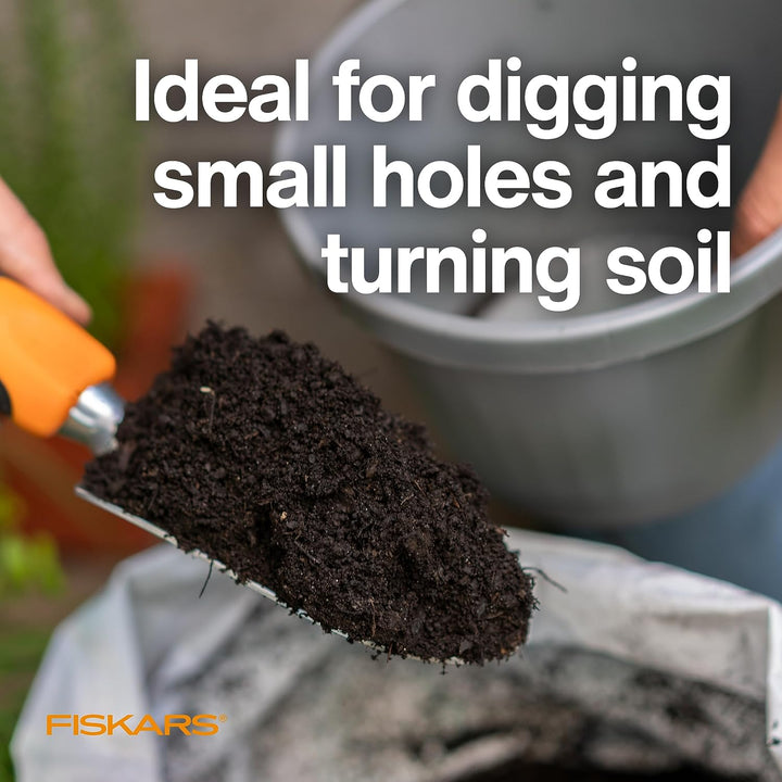 Fiskars Ergo Garden Trowel for Digging and Planting