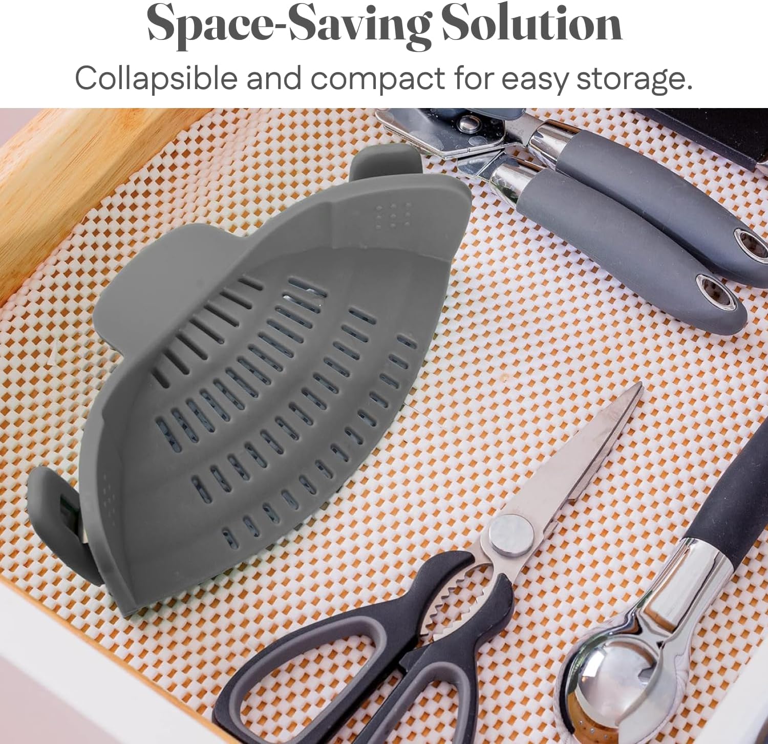 Kitchen Gizmo Snap N' Strain - Silicone Pasta