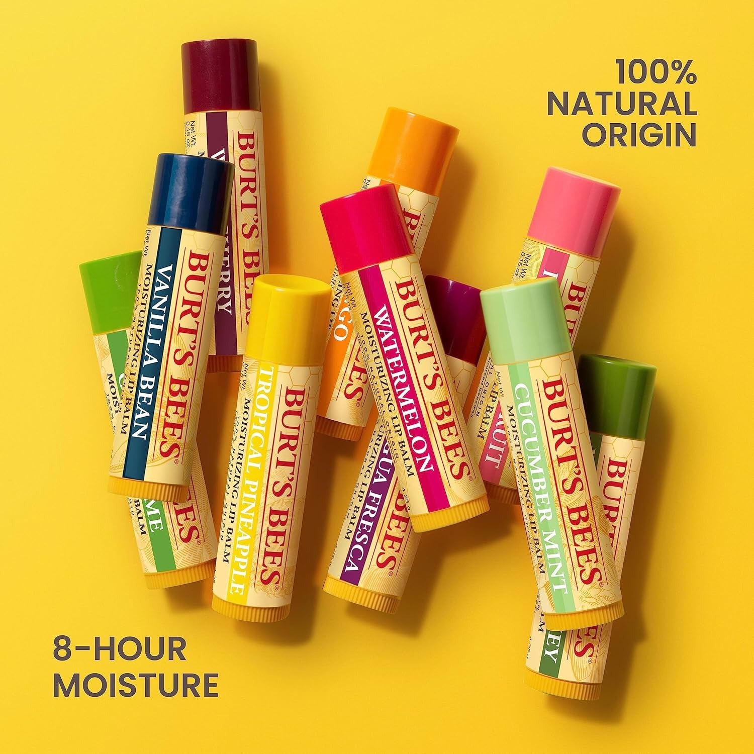 Lip Balm - Beeswax, Strawberry, Coconut and Pear, and Vanilla Bean