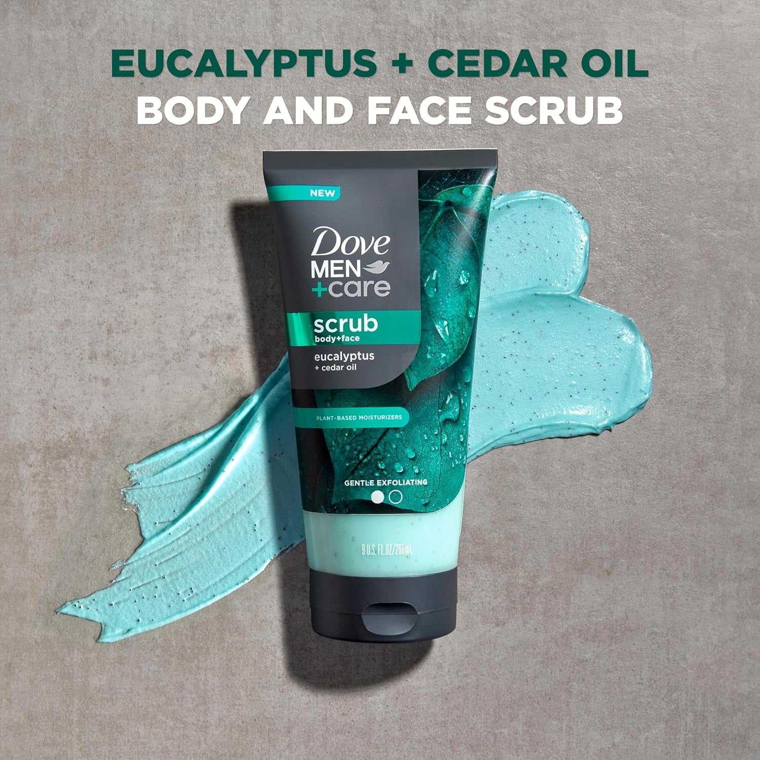 Dove Men+Care Eucalyptus Body and Face Scrub