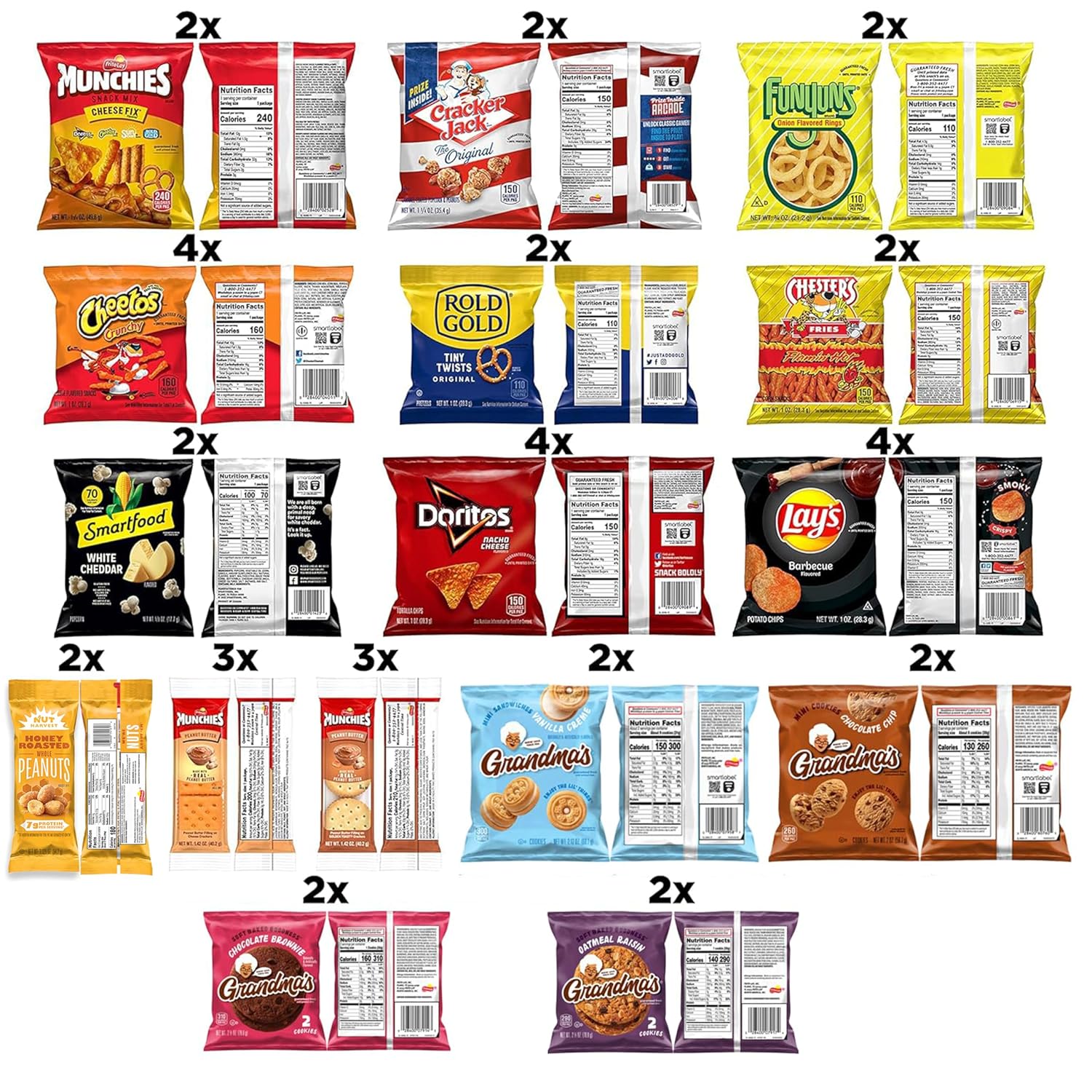 Frito Lay Ultimate Snack Care Package, Variety Assortment of Chips
