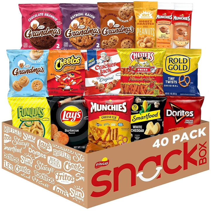 Frito Lay Ultimate Snack Care Package, Variety Assortment of Chips